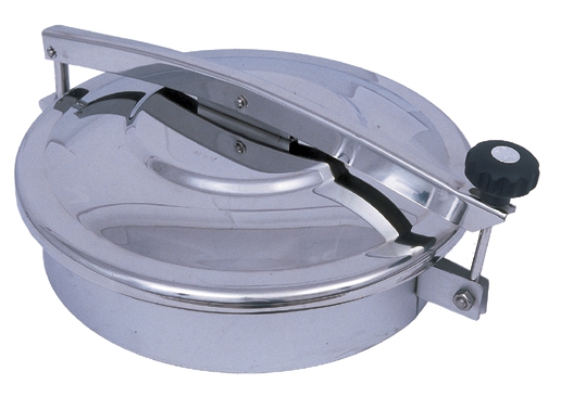 Oval stainless steel manhole